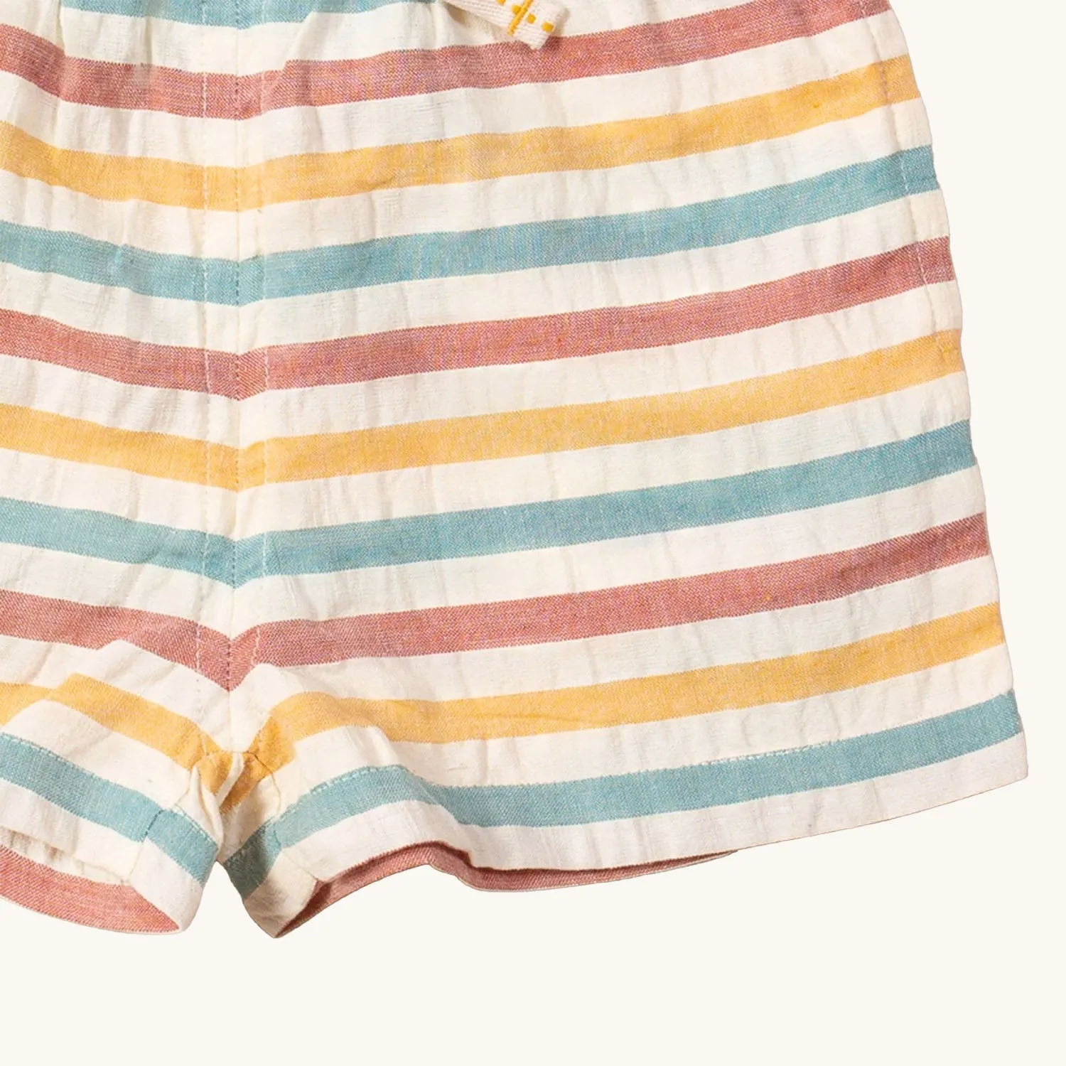 LGR Walnut Striped By The Sea Seersucker Shorts