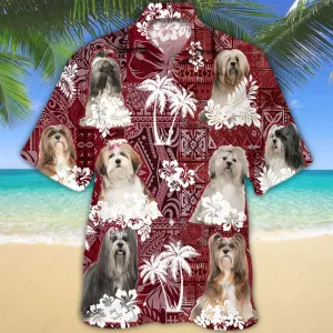 Lhasa Apso Hawaiian Shirt, Cute Dog Hawaii Shirt For Summer