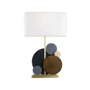 Liang & Eimil Bables Table Lamp with Metallic Disc Effect