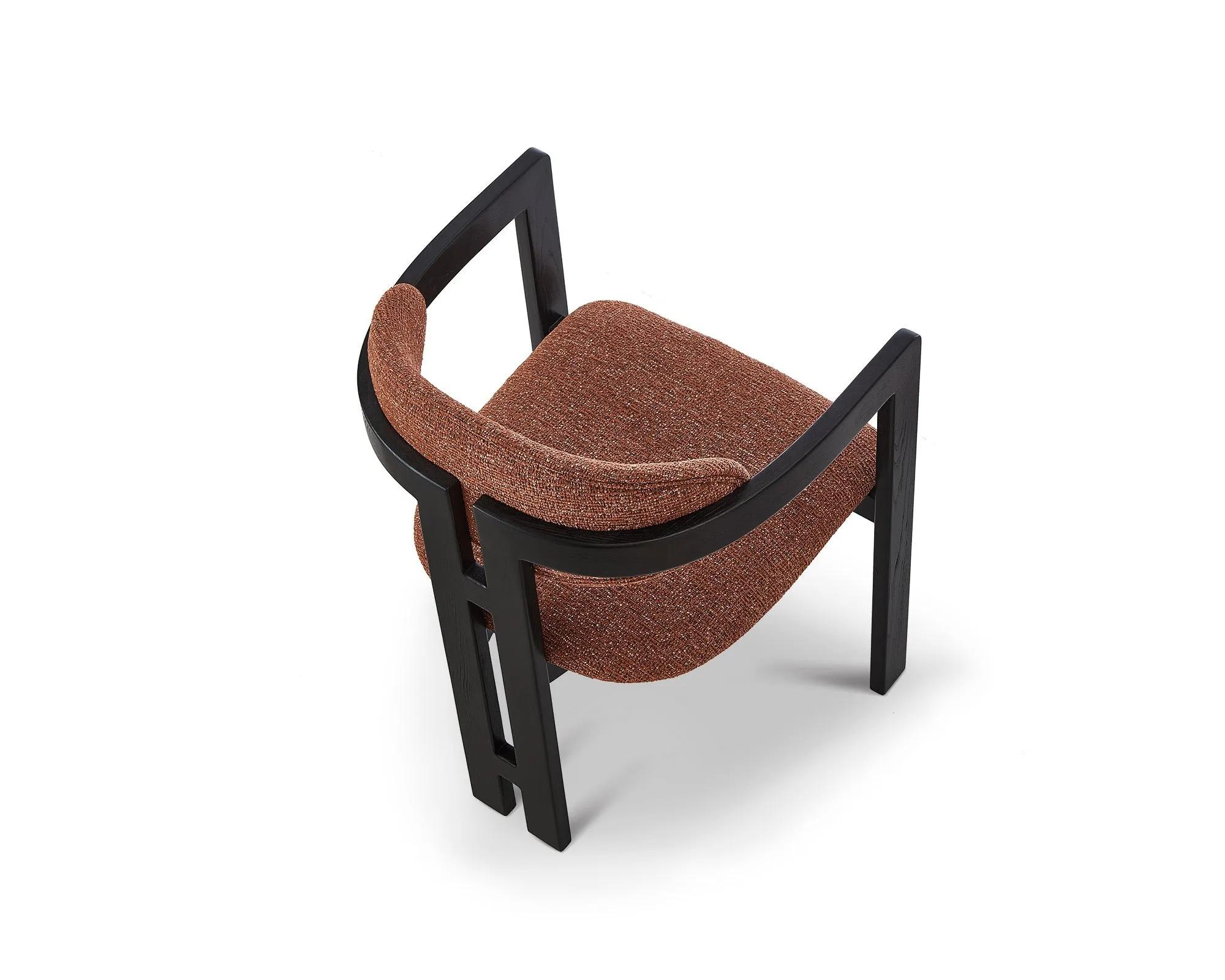 Liang & Eimil Neo Dining Chair (CRIB 5) – Bari Chestnut Red & Matt Black