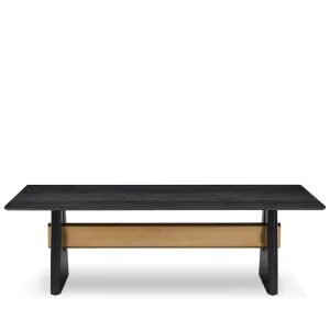 Liang & Eimil Walden Dining Table – Black Ash Veneer/ Brushed Brass