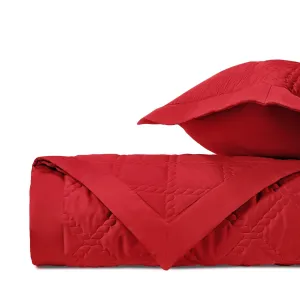 Liberty Quilted Bright Red by Home Treasures