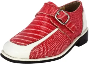 Libertyzeno Baby Boy Red Pull-On Easter Shoes Size 6.0 Pair of Shoes