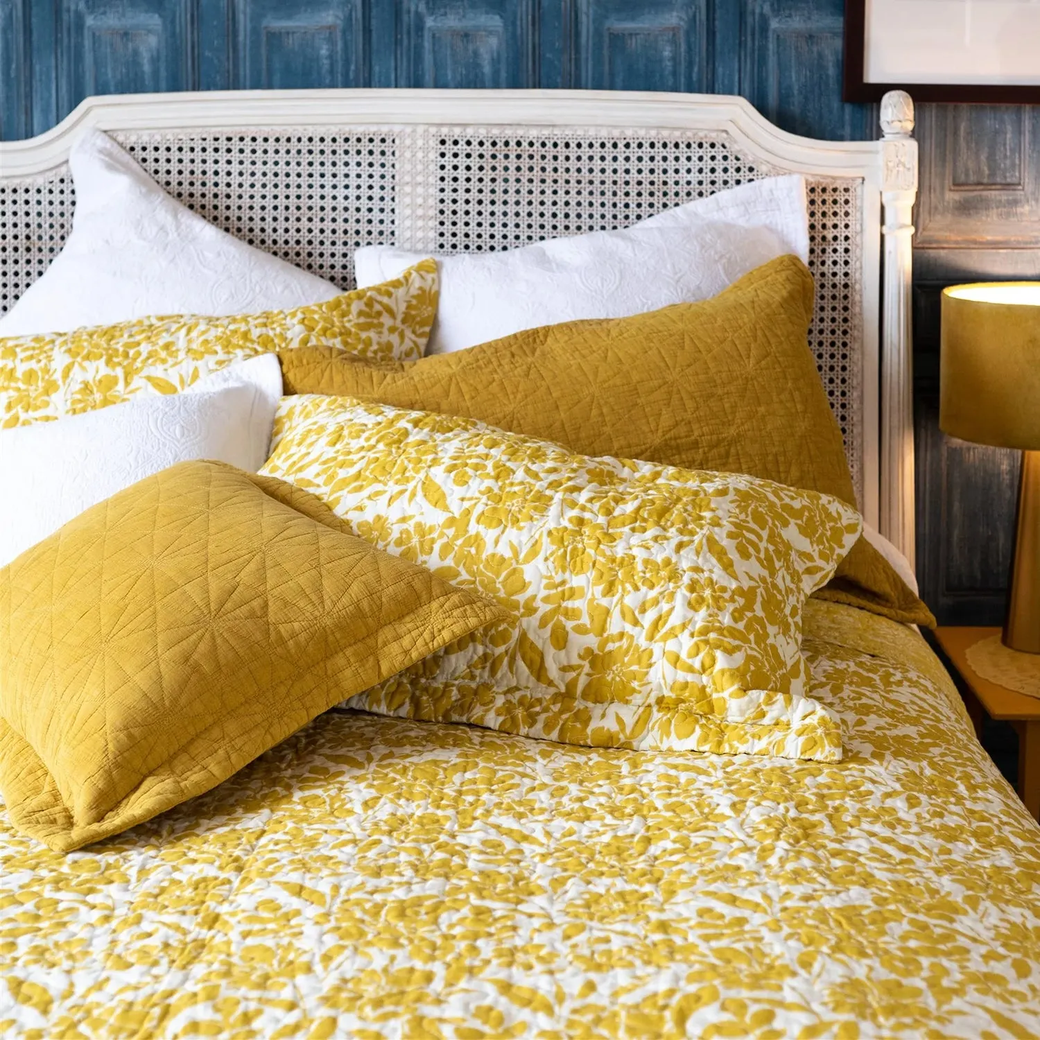 Libourne Ochre Bedspread