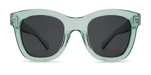 Lido Polarized Sunglasses - Sea Glass Green / Grey 12