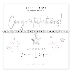 Life charms - Congratulations Bracelet