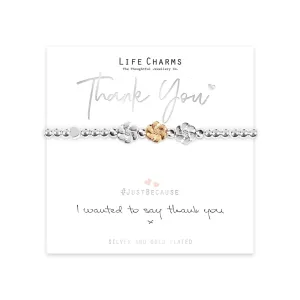 Life Charms "Thank You" Bracelet