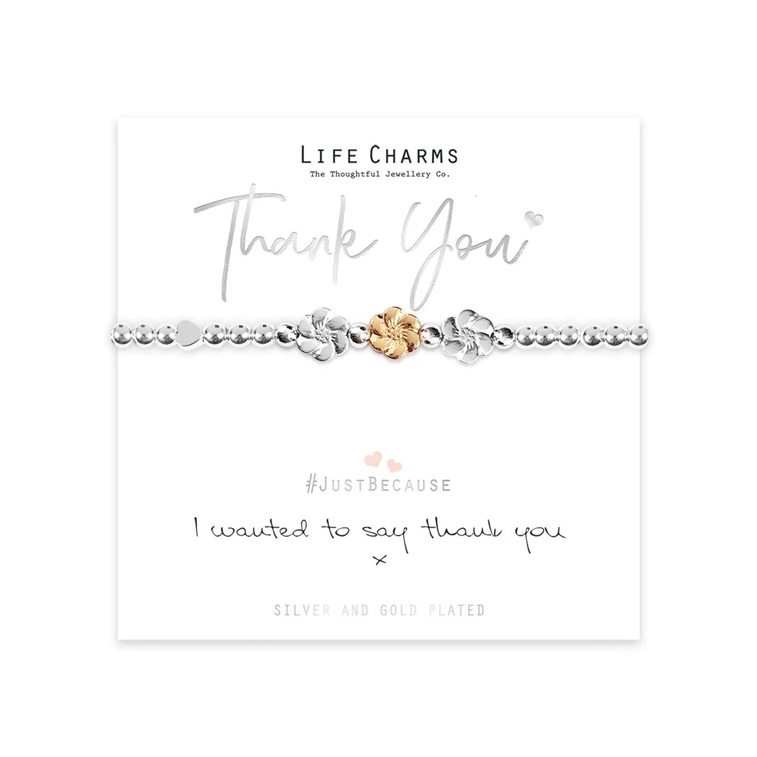 Life Charms "Thank You" Bracelet