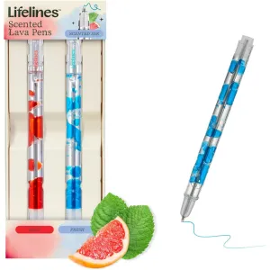 Lifelines Scented Essential Oils Lava Pen Set (2 Pack)