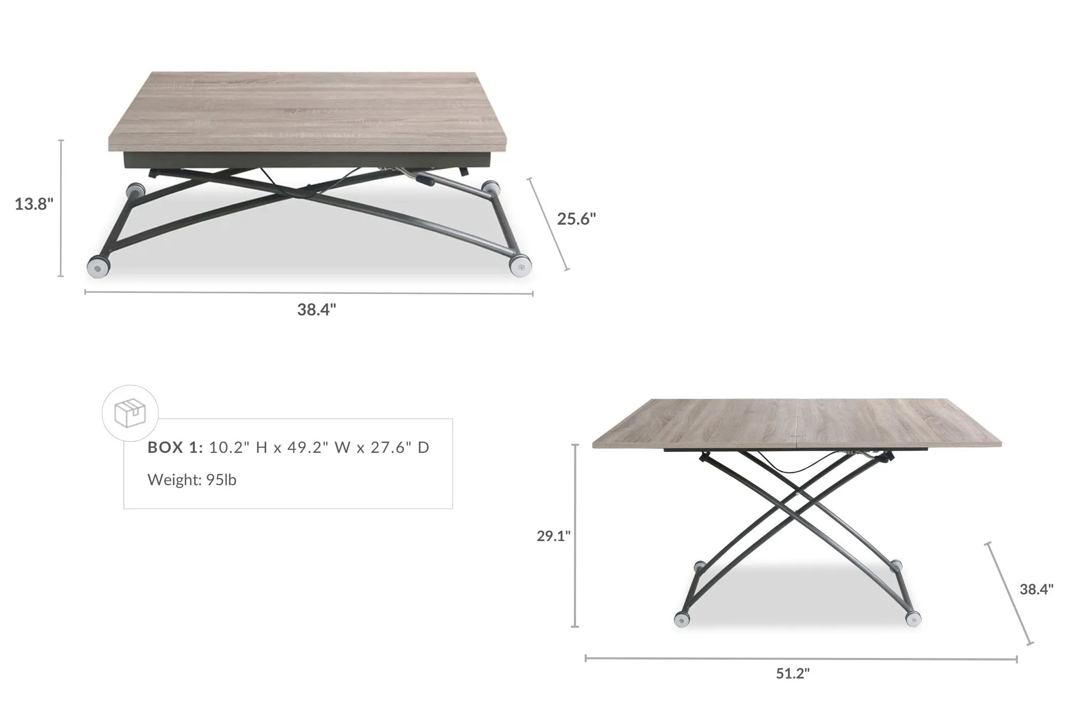 Lift Coffee & Dining Table