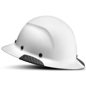 LIFT Safety HDF-15WG DAX Full Brim Hard Hat - Ratchet Suspension - White