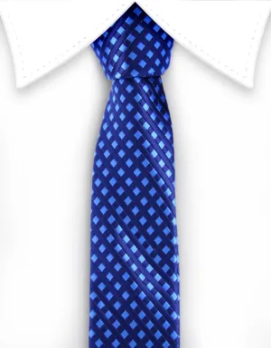 Light & Dark Blue Skinny Tie