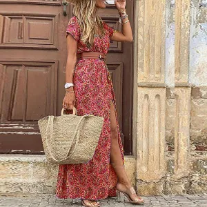 Light and Flowing Bohemian Floral and Paisley Maxi Dresses