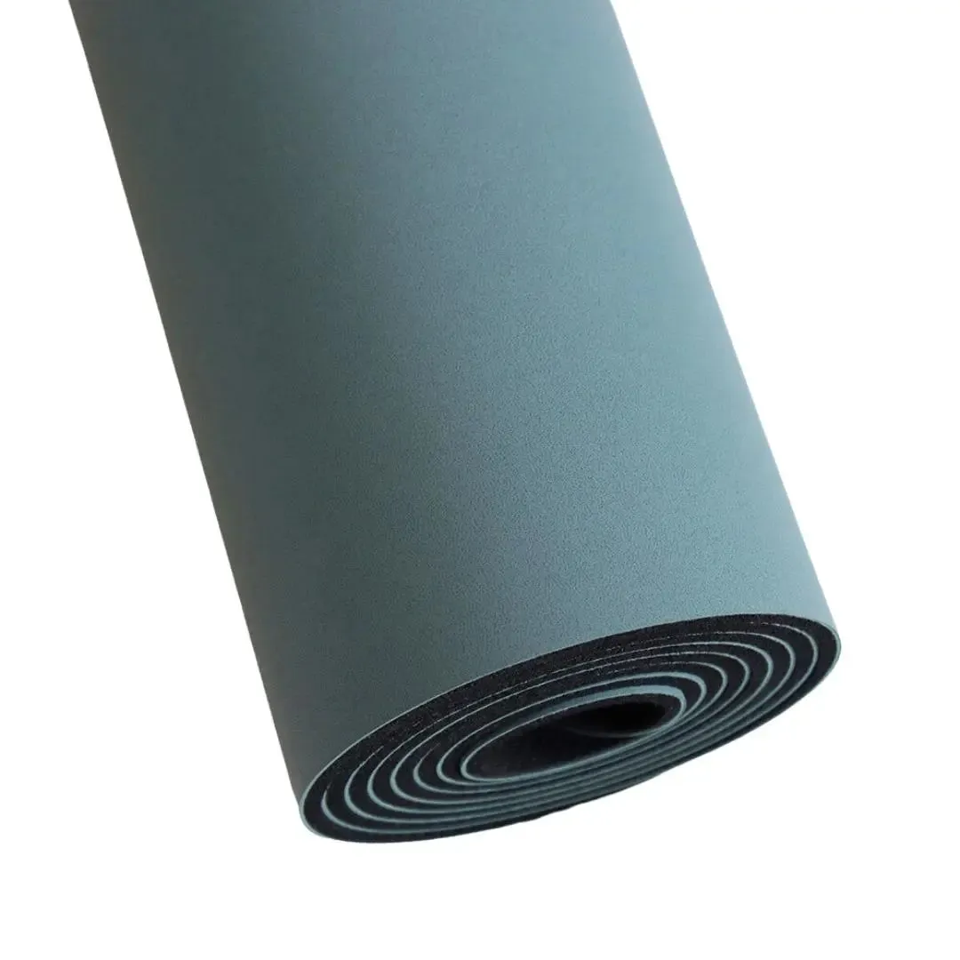 Light Blue Anti-Slip Yoga Mat 4mm (  Free Carry Strap)