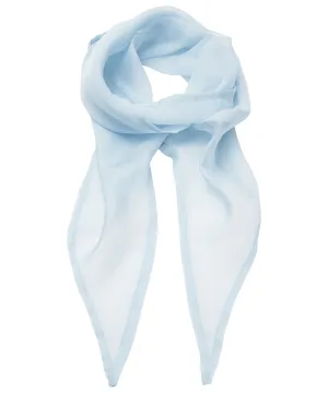 Light Blue - 'Colours' Chiffon scarf