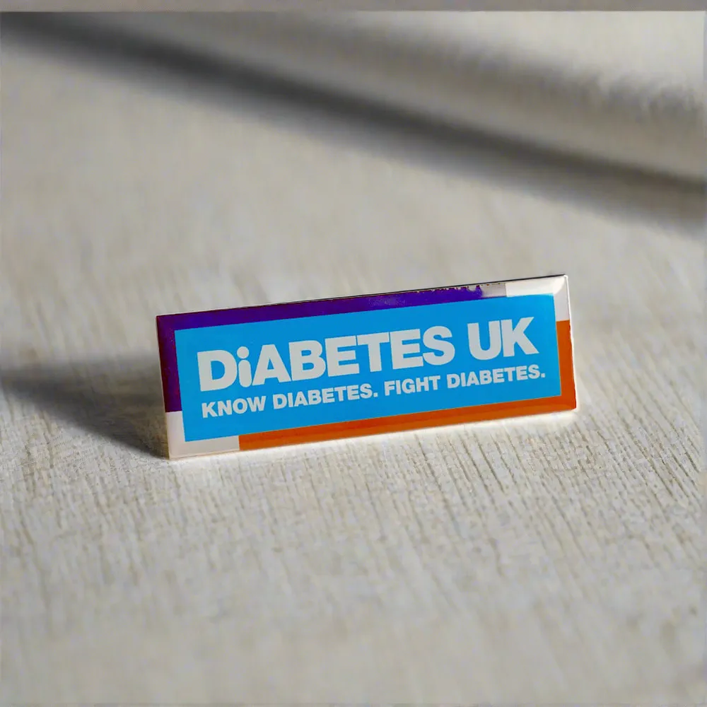 Light Blue Diabetes UK Lapel Badge