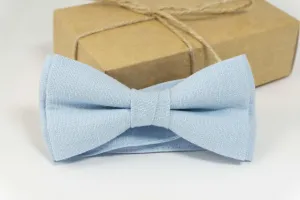 Light blue groomsmen bow ties | Light blue boys bow ties