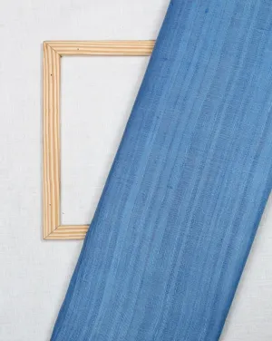 Light Blue Plain Raw Silk Fabric