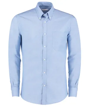 Light Blue - Slim fit workwear Oxford shirt long-sleeved (slim fit)