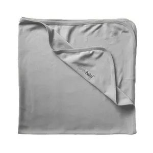 Light Gray Organic Swaddling Blanket