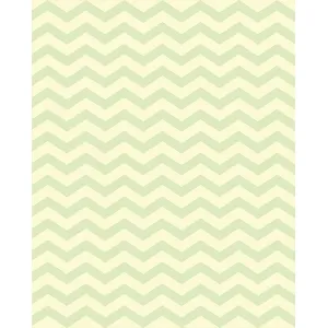 Light Green & Yellow Printed Chevron Backdrop