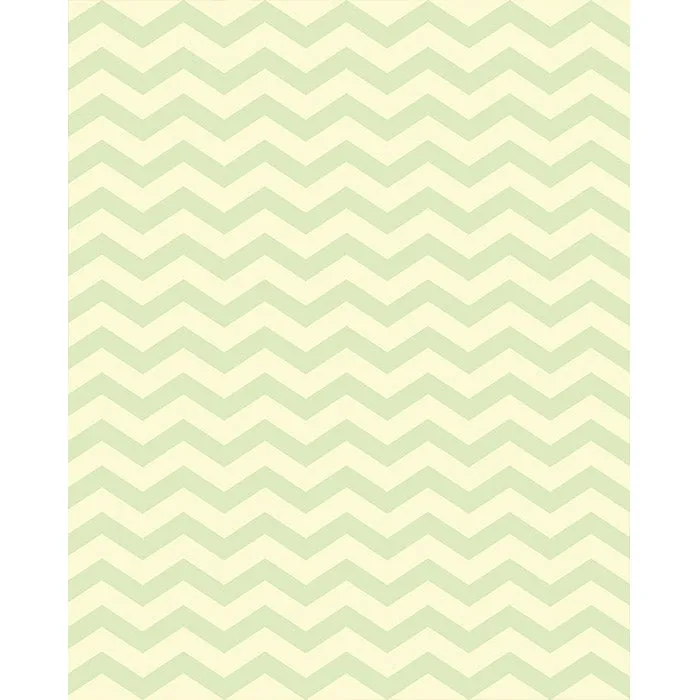 Light Green & Yellow Printed Chevron Backdrop