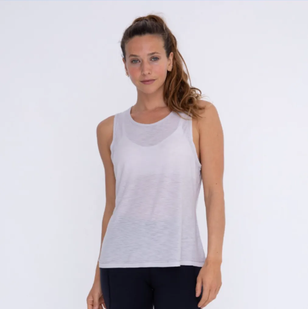 Light Grey Boxy Fit Tank