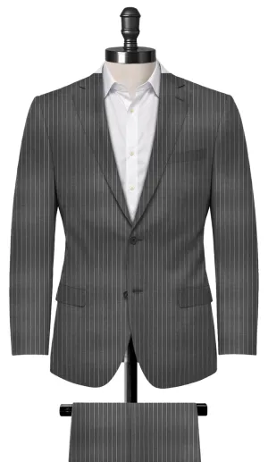 Light Grey Pin Stripe Suit