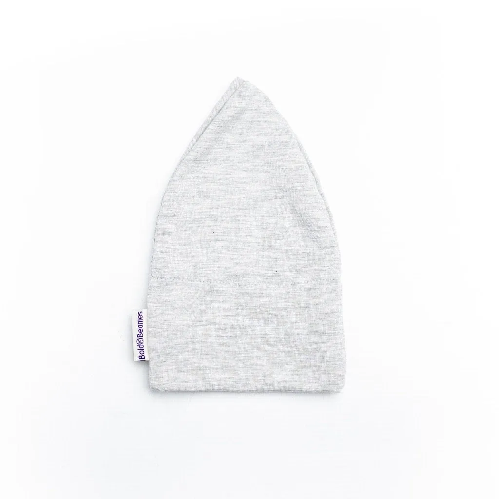 Light Grey Plain Soft Cancer Alopecia Hat