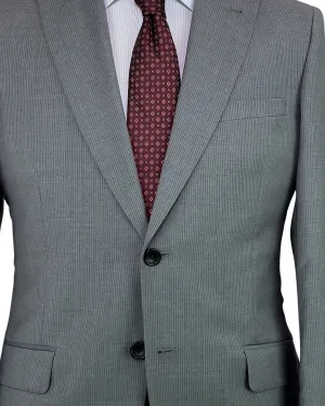 Light Grey Striped Two Piece Suit