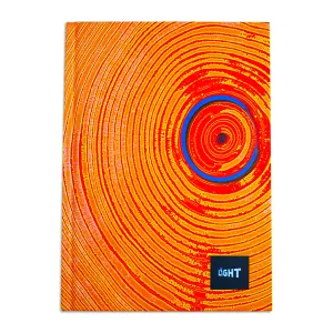 LIGHT® HARD COVER NOTEBOOK SINGLE LINE,A5 SIZE,100 SHEETS