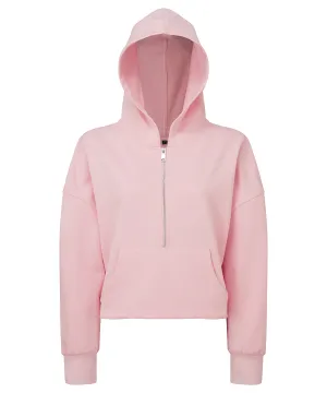 Light Pink - Women's TriDri® 1/2 zip hoodie