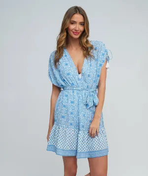 Light Sky Blue Summer Beach Dress