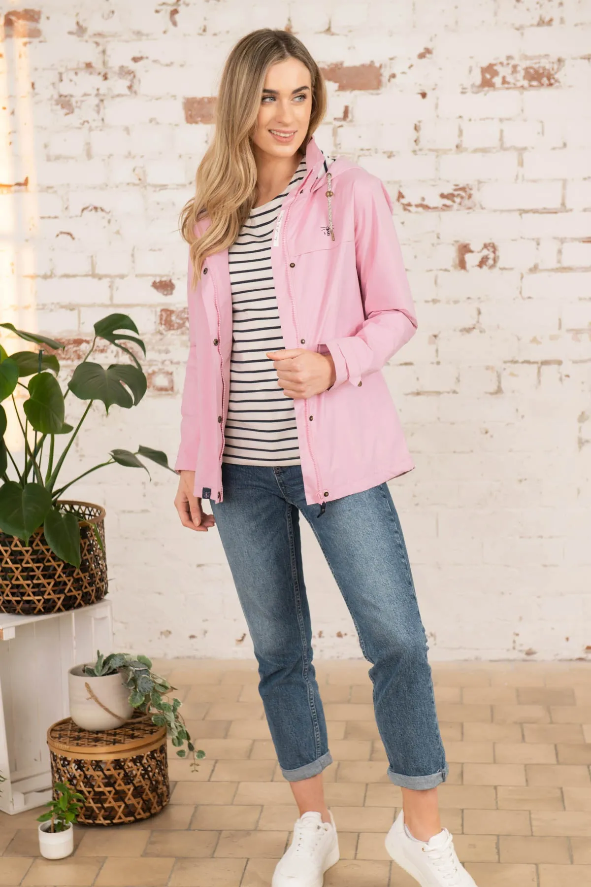 Lighthouse Waterproof Beachcomber Jacket Pink Lady