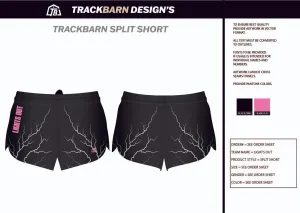 Lights-Out-PV Womens Split Track Short