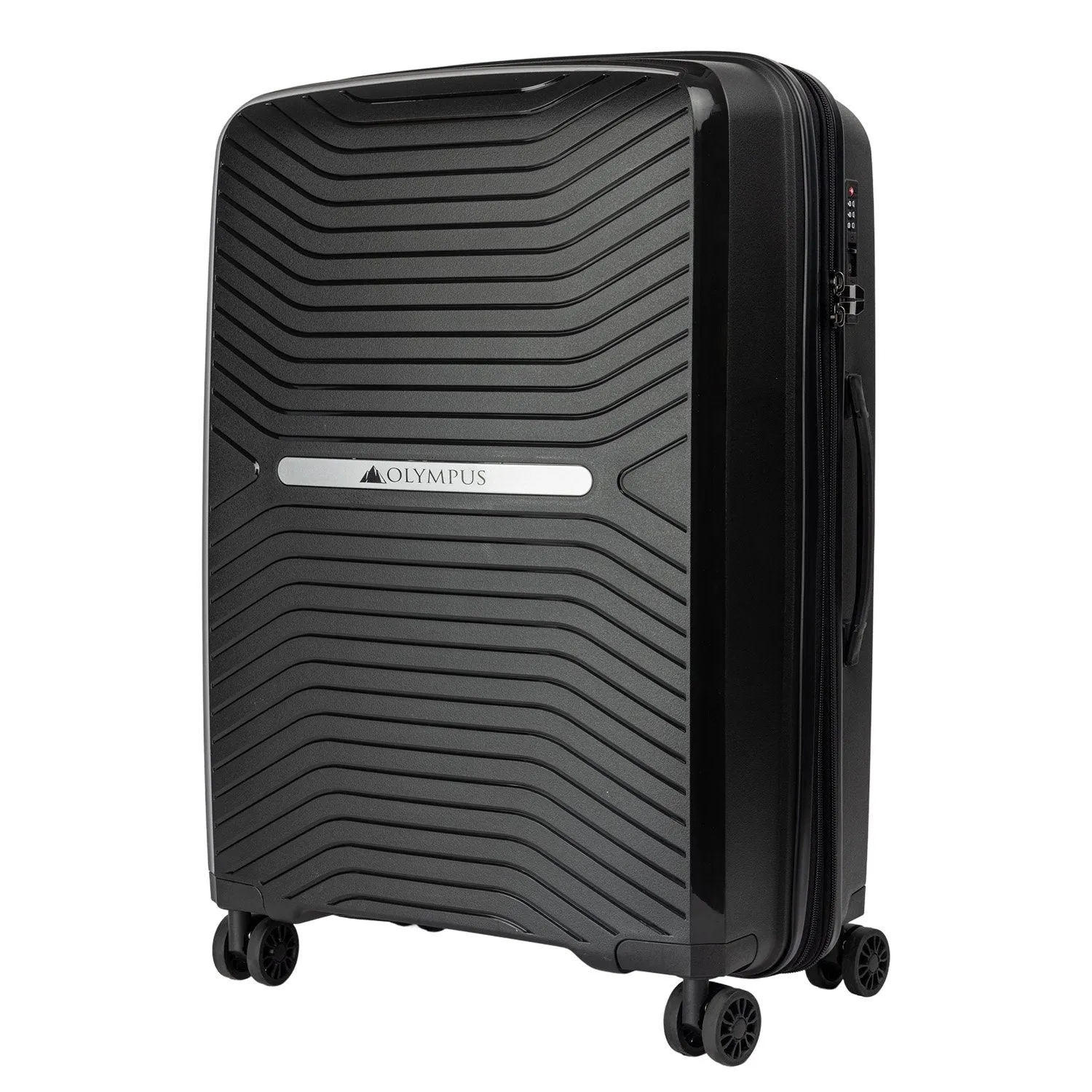 Lightweight 24in Hard Shell Suitcase, TSA Lock, Dual Wheels - Olympus Astra