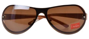 Lightweight Brown Sunglasses - 005