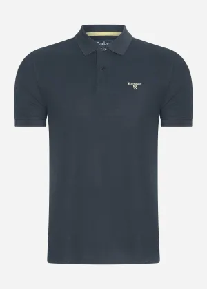 Lightweight sports polo - navy