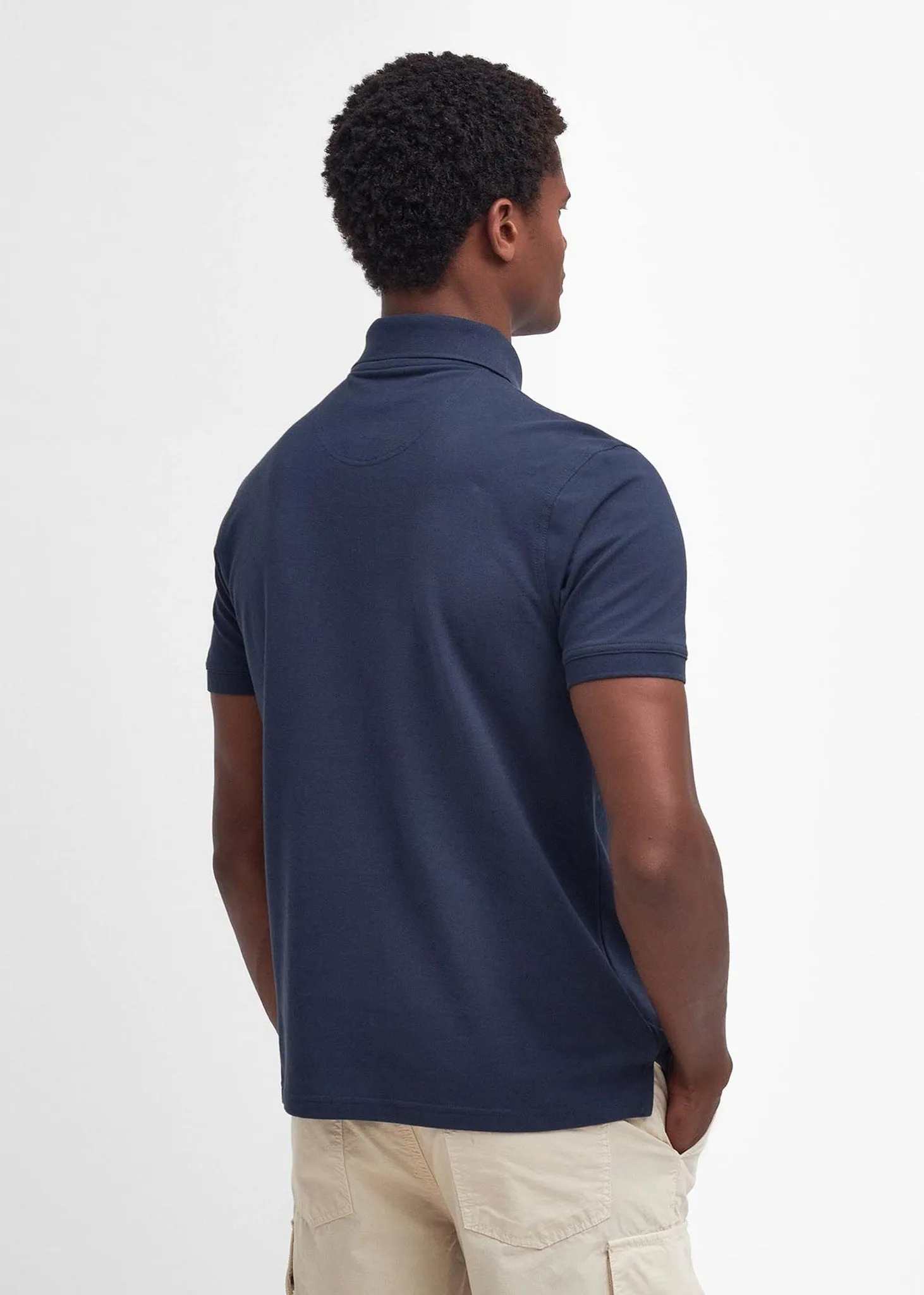 Lightweight sports polo - navy