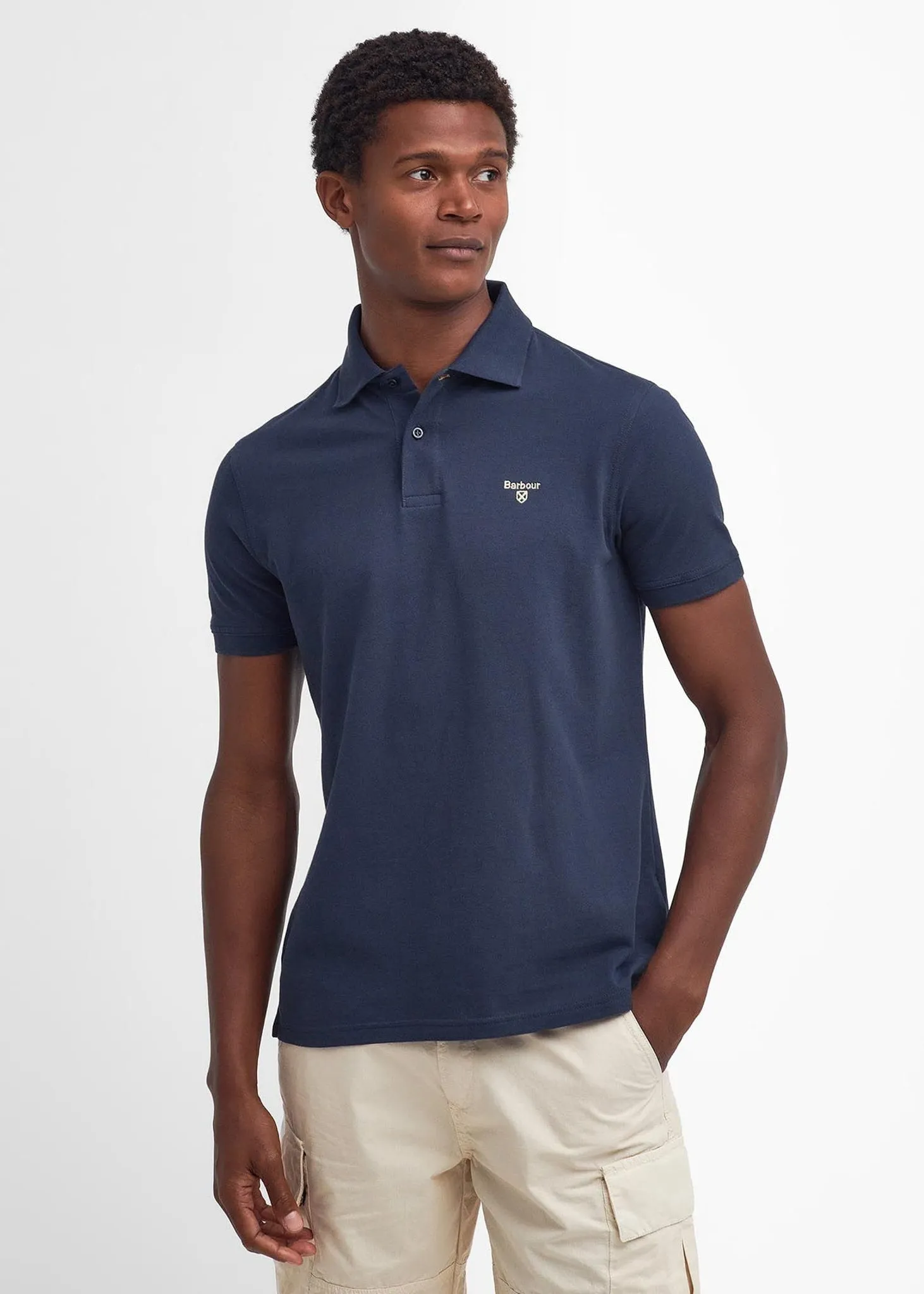 Lightweight sports polo - navy