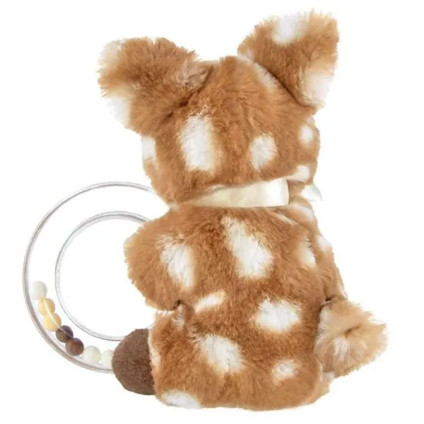 Lil' Willow Fawn Shaker Toy Ring Rattles - 6 Pack