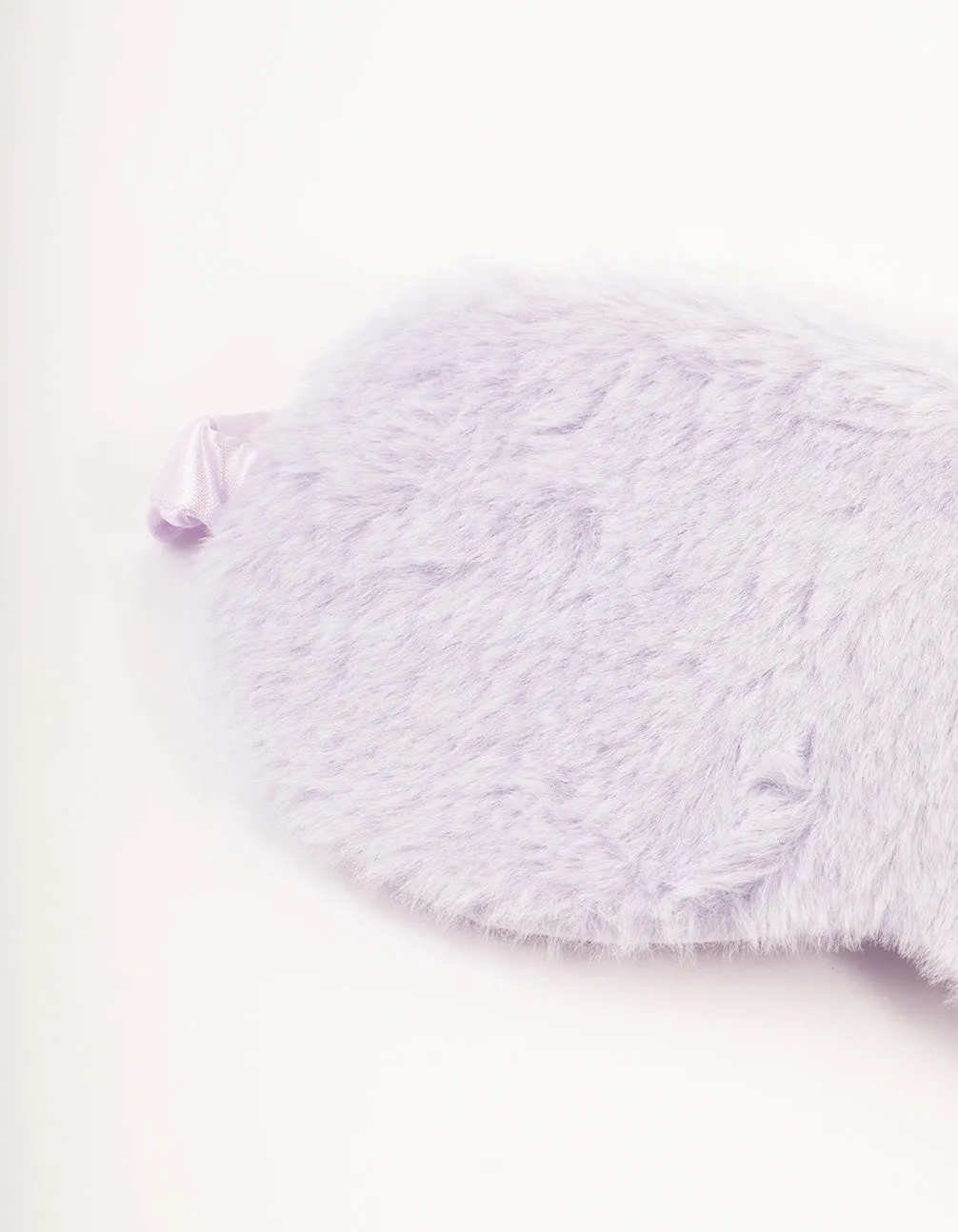 Lilac Fluffy Eye Mask