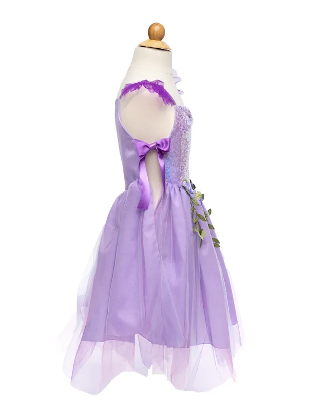 Lilac Sequins Forest Fairy Tunic, Size 5-6