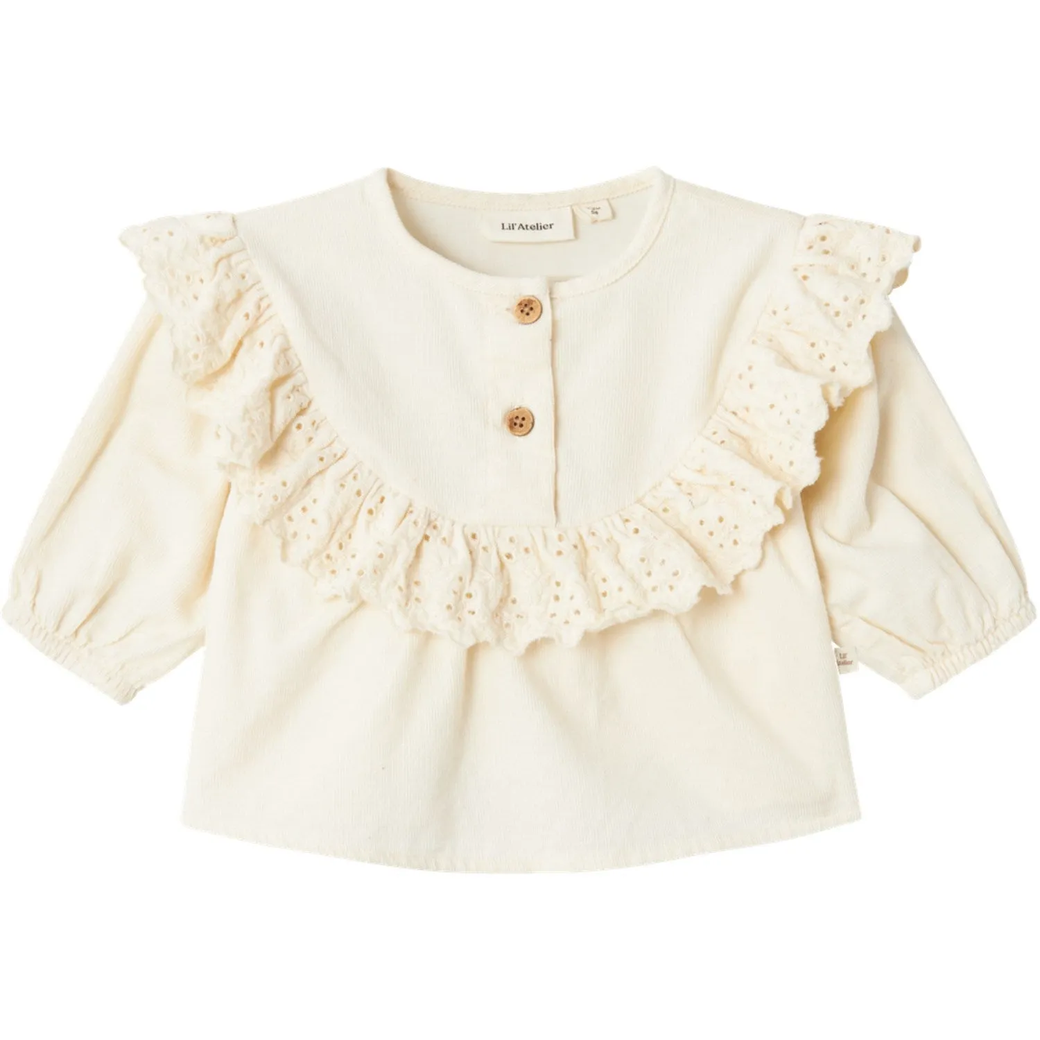 Lil'Atelier Turtledove Saku Loose Blouse