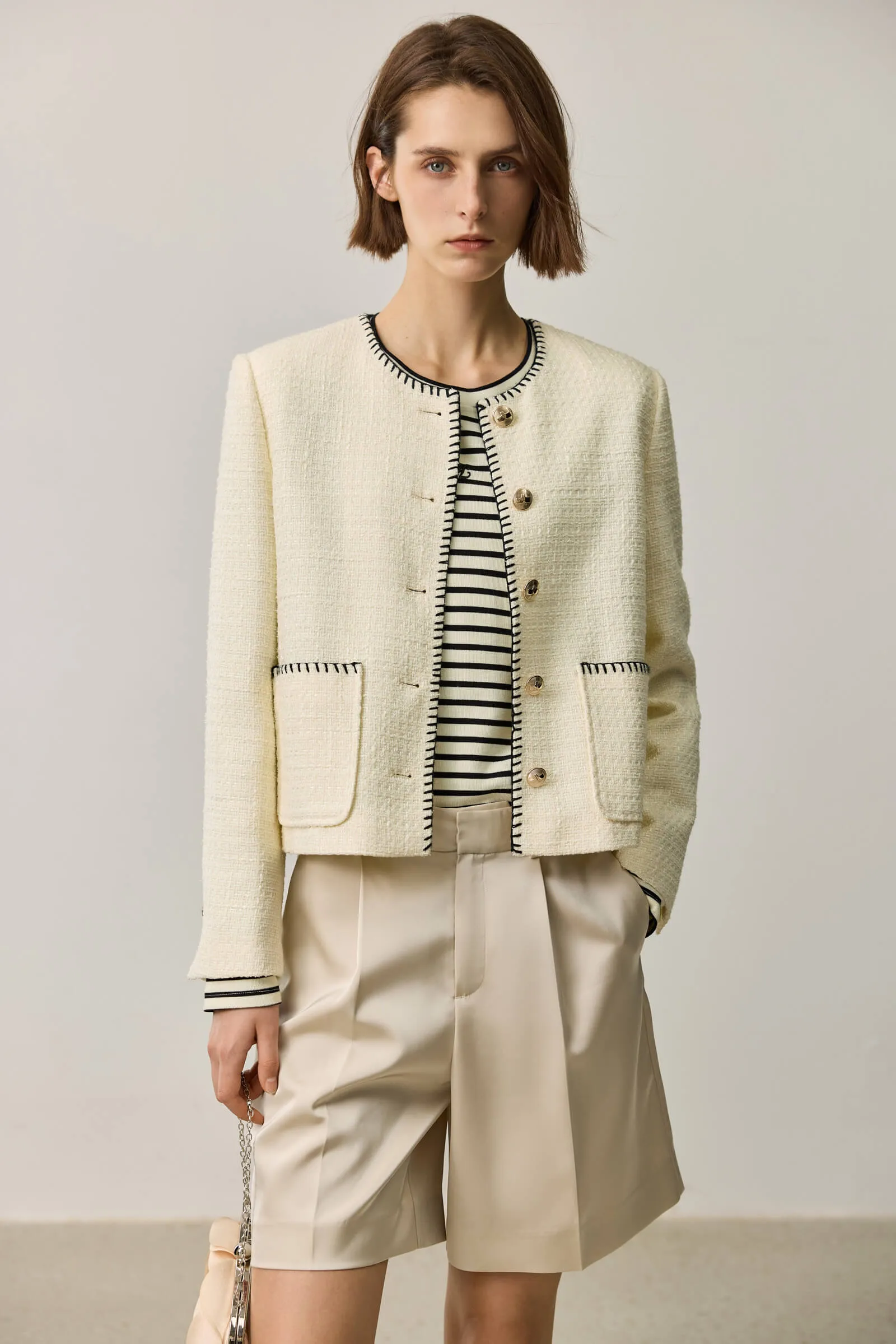 LILY Classic Tweed Short Jacket