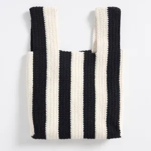 Lily Crochet Striped Bag