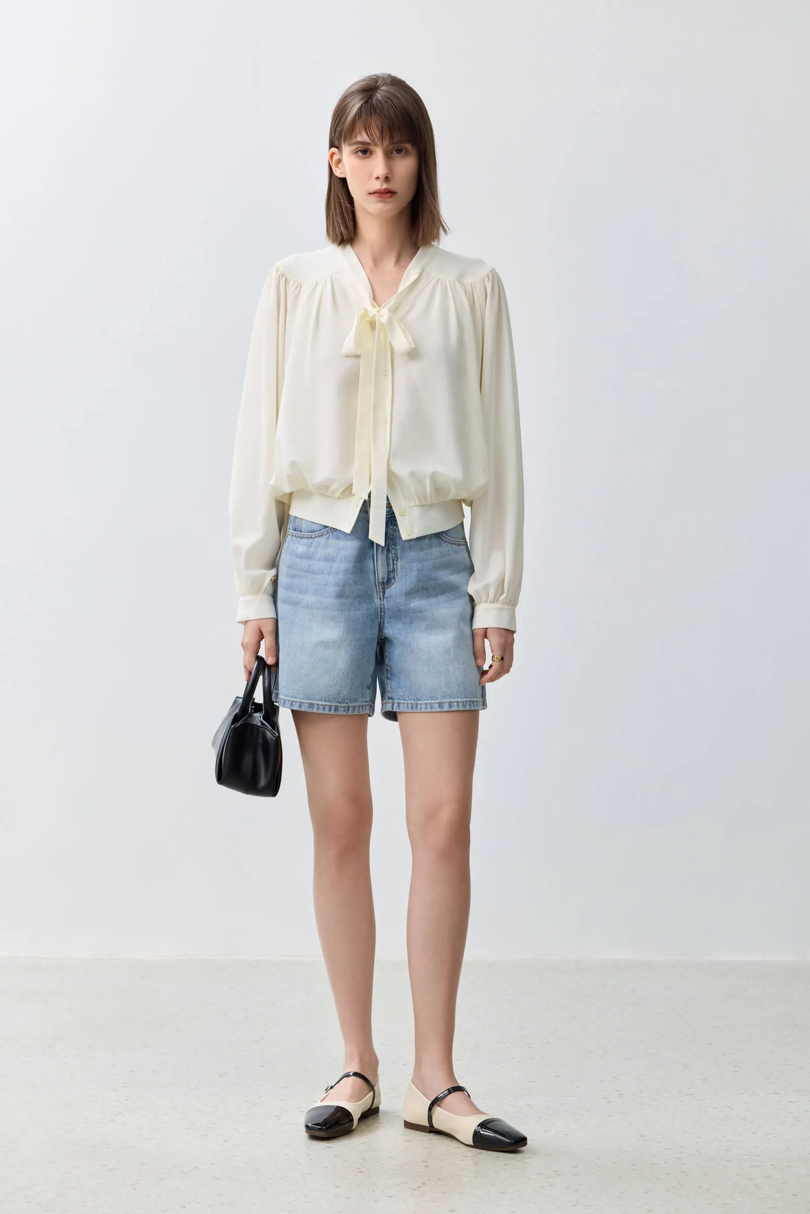 LILY Elegant Puff Sleeve Shirt