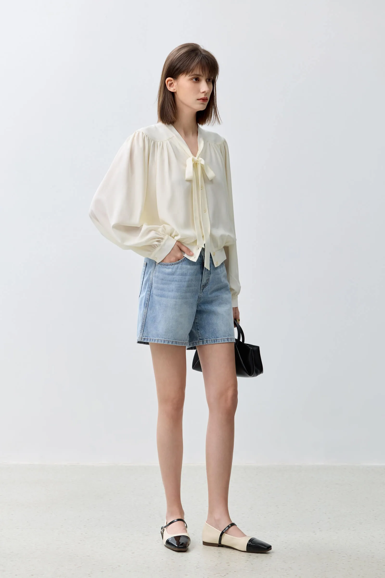 LILY Elegant Puff Sleeve Shirt