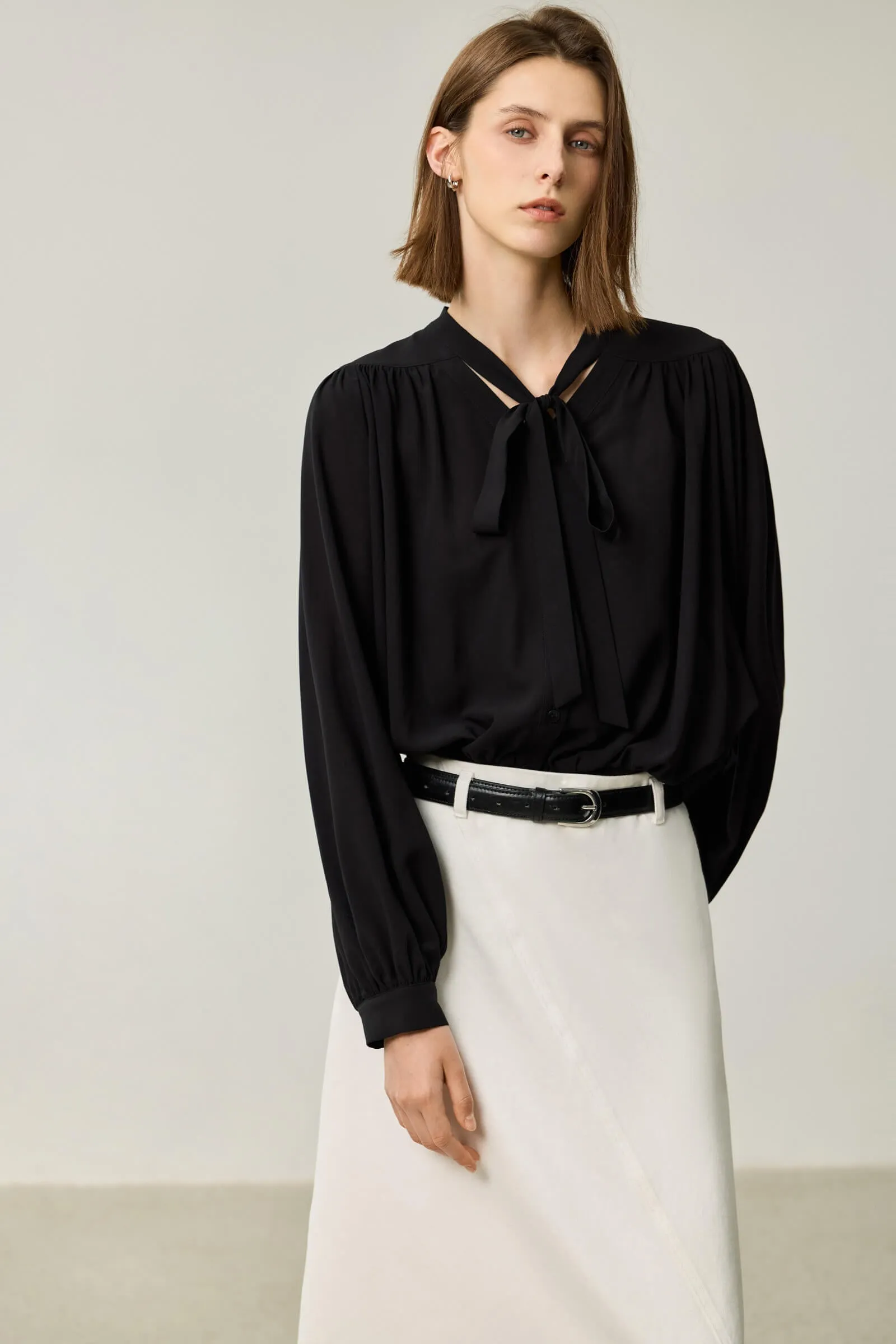 LILY Elegant Puff Sleeve Shirt