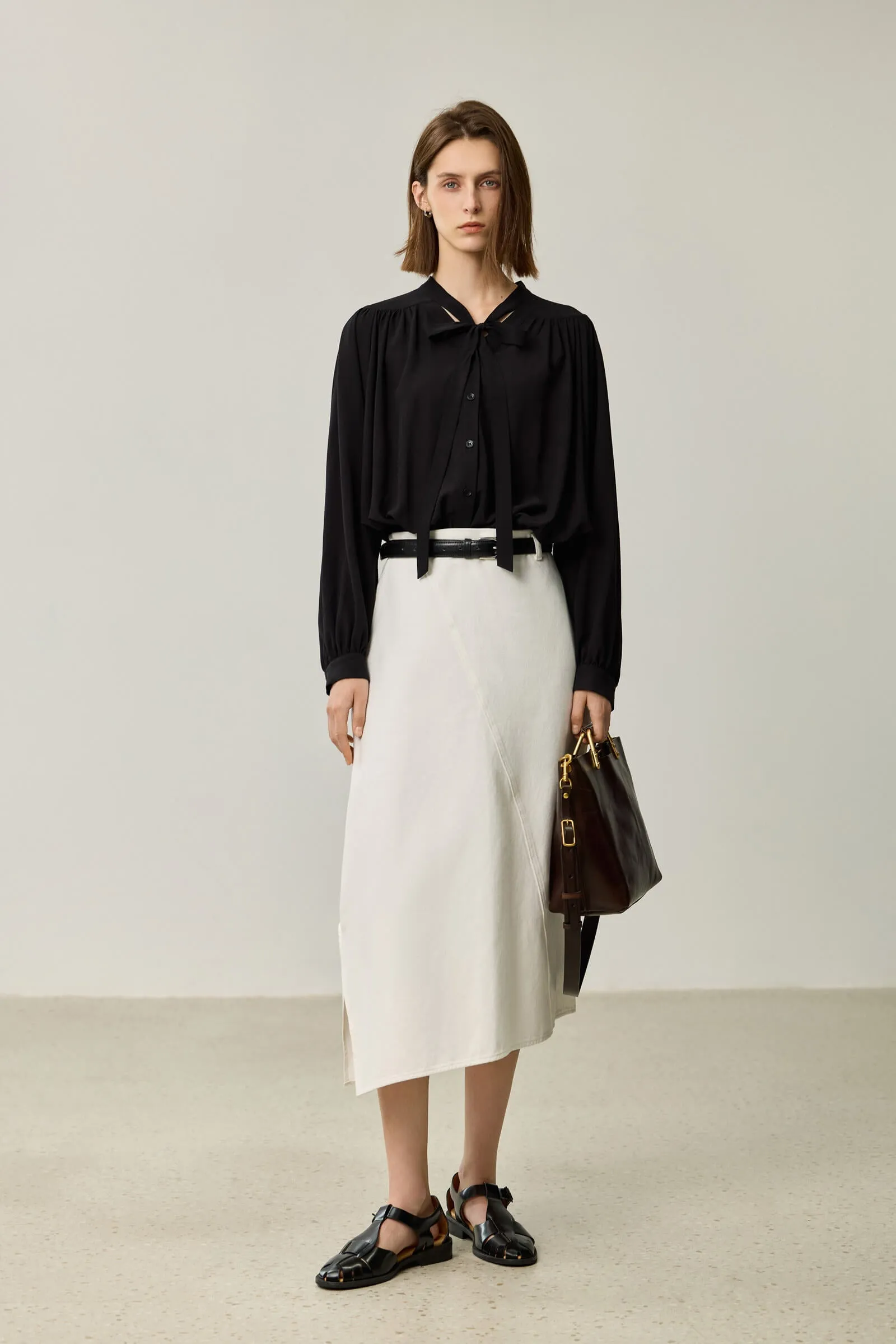 LILY Elegant Puff Sleeve Shirt